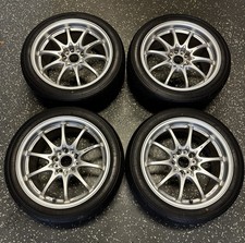 RAYS VOLK RACING CE28N Forged 17x8.5J +30 5x114.3 JDM Wheels w/ ADVAN A050 TIRES picture