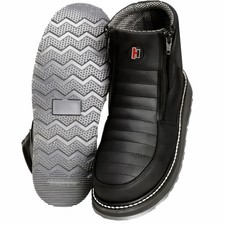 HAMMER HM339 Men’s Double Zipper Comfort Work Boots Black Lightweight Thermal picture