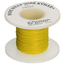 100 Feet Yellow 30 Gauge Solid Kynar Wire Wrap, PVDF Insulated Tinned Copper picture