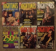 High Times Magazine Lot of 6 1990s Issues VGC Vintage Collectibles picture