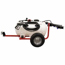 Fimco Trl-65-12V-7 65 Gallon Lawn And Garden Trailer Sprayer W/ 7 Nozzle Boom picture