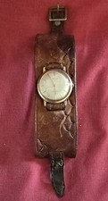 Vintage Benrus 3 Star Self-Winding Stainless Steel Watch Leather Band *Working* picture