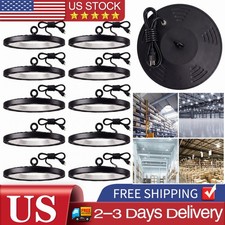 10 Pack 500W UFO LED High Bay Light Shop Industrial Commercial Factory Warehouse picture