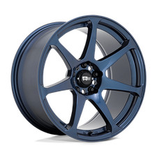 18x8 Motegi Wheels MR154 Battle Midnight Blue Rims 5x114.3 ET+43 (1pc) picture