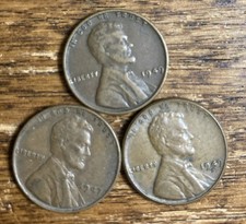 1947 P & 1949 P&D HIGHER GRADE Lincoln Wheat Cents  picture