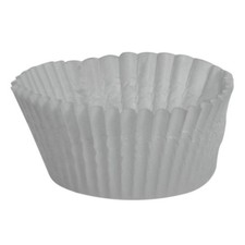Cupcake Liners White Mini Paper Baking Cups - 4 1/2