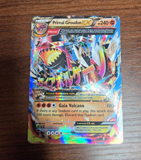 The Pokémon Company Primal Groudon EX 86/160 Primal Clash HEAVILY PLAYED picture