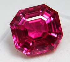 Certified BURMESE Ruby 21.30 Ct Natural Untreated FLAWLESS Radiant Cut Gemstone picture