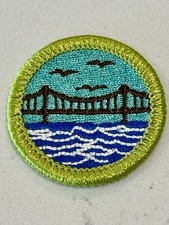 BSA Boy Scout ENGINEERING Merit Badge PATCH - Never Sewn picture
