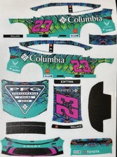 Custom 2025 Bubba Wallace #23 PFG 1/64 Scale NASCAR Peel & Stick Decals picture
