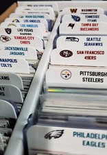 (32) TALL Sports Card Dividers with 32 FREE NFL Team Labels Set picture