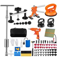 Uimoso 107pcs Car Body Dent Puller Bridge Lifter Paintless Remover Repair Kit picture