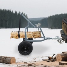 Firewood Log Cart Carrier Wood Mover Hauler Max Load 1500lbs on 2 Wheels Dolly picture