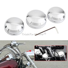 Motorcycle Upper Fork Stem Nut Cover For Harley Dyna Low Rider Heritage Softail picture