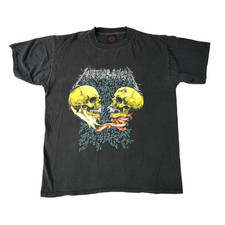 Vintage 1991 Metallica Sad But True T Shirt Mens XL Pushead Brockum Faded Band picture