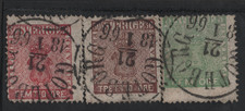 Sweden 1858-1862 Scott #6, 11, 12 Used Showing Neat Cancels picture