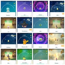 Pokèmon Go, shiny XXL & XXS pokèmon, registered or ultra friends picture