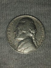 Very Rare 1960D Jeff. Nickel ERROR 0&R filled in at Top Coin Ungraded,Circulated picture