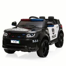 12V Kids Police Ride Electric Toy Cars 2.4G Remote LED Flashing Light Music Horn picture
