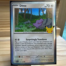 Nintendo Pokemon TCG Ditto Celebrations 115/128 Holo Classic Collection English picture