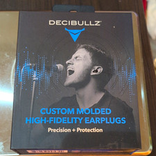Decibullz Custom Molded High-Fidelity Earplugs Filter Pro Black FLTR-PRO-BLK picture