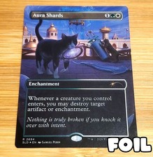 Aura Shards, Foil, Cats of Chaos Secret Lair - 2694 Magic MTG NM picture