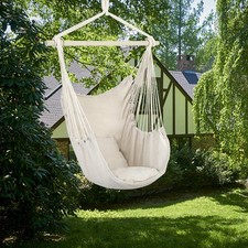 Good Quality Hammock Swing Chair Hanging Rope Chair Cotton Porch Seat Softness picture