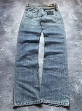 Vintage Dolce&Gabbana DG Logo Y2K Sequins Zippered Distressed Faded Wash Jeans picture