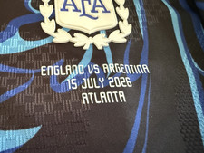 England Argentina World Cup Semifinal game detail badge for Argentina jerseys picture