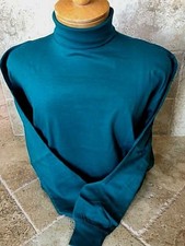 New NWT Mens Faldo Pringle   L,XL, Green Turtleneck Long Sleeve picture