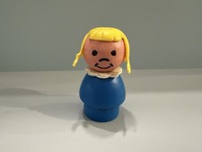 VTG Fisher-Price Little People WHOOPS OOPS Double Collar Girl picture
