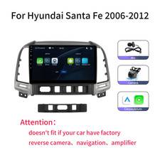 Carplay Android Auto Stereo For Hyundai Santa Fe 2006-2012 Linux System Camera picture