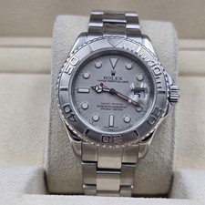 2006 Rolex Yacht-Master Platinum Dial Stainless Steel Oyster Watch 40mm 16622 picture