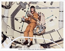 1973 NASA Skylab 3 Astronaut Jack Lousma M509 Experiment Vintage Photo Print USA picture