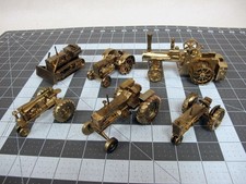 Case  IH Gold plated pewter tractor set of 6 SpecCast 1/43 International Farmall picture
