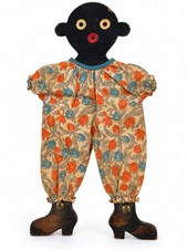 Antique Black Folk Art: String Dispenser Wall Hanging  picture