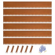8.0 Inch Corten Steel Edging for Landscaping Metal Garden Edgings for Lawn Yard picture