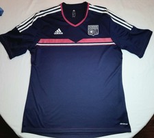 OLYMPIQUE LYONNAIS FOOTBALL SOCCER JERSEY ADIDAS 2013/14 MEN'S SIZE XL picture