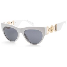 Versace VE4440U 314/87 56mm White Dark Grey Sunglasses NOS picture