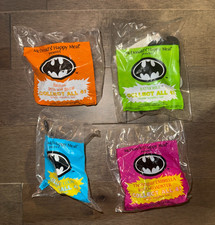 McDonalds Happy Meal Toys 1991 BATMAN Returns Complete SET of 4 / NEW sealed NIP picture