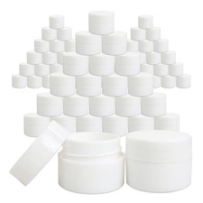 480 Pcs 7g White Cosmetic Empty Jar Pot Eyeshadow Makeup Face Cream Lip Balm 7ml picture