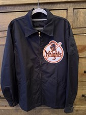 Men's Ebbets Field Flannels New York Knights Field Jacket-SM-Black-NWT picture