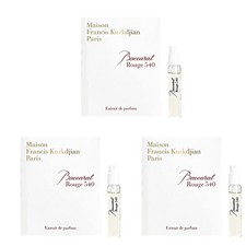 3 X Maison Francis Kurkdjian Baccarat Rouge 540 Extrait De Parfum 1.5ml / 0.05oz picture