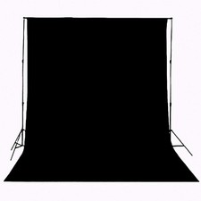 Black Photography Backdrop 5x7ft Fabric Background Photo Video Studio picture