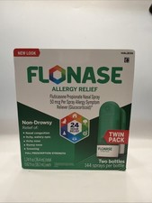 FLONASE Allergy Relief Nasal Spray 144 Dose TWIN Pack EXP 11/2027 picture