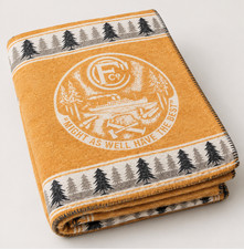 Filson Forestry Edition 100% Cotton Blanket 54” X 72”  Buckthorn Brown picture