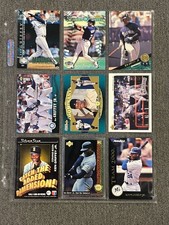 Nice Lot (9) Different KEN GRIFFEY JR Baseball Cards Seattle Mariners Cincinnati picture