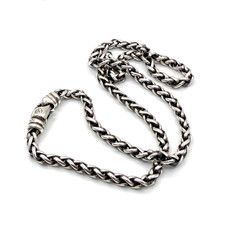 David Yurman Wheat Chain Necklace Sterling Silver 4 mm, size 16 in picture