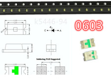 100pcs SMD LED 0402 0603 0805 1206 3528 5730 Diodes Single Chip RGB Light PCB picture