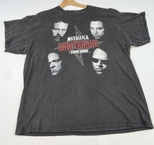 Vintage 2000 Metallica Summer Sanitarium Tour T Shirt Sz XL 22x28 picture